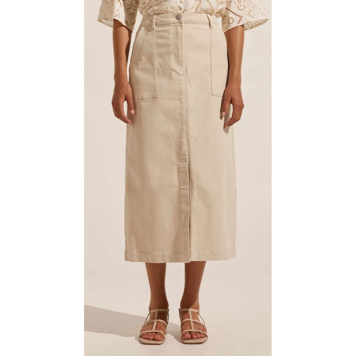 ZK LOFT SKIRT - STONE