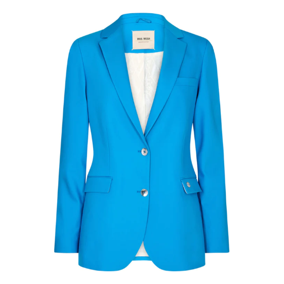MOS MOSH MARY NIGHT BLAZER - ASTER BLUE
