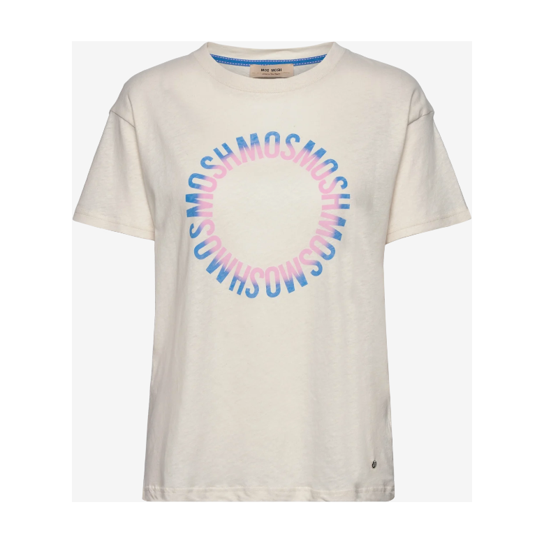 MOS MOSH CANE S/S SPRING TEE - ECRU