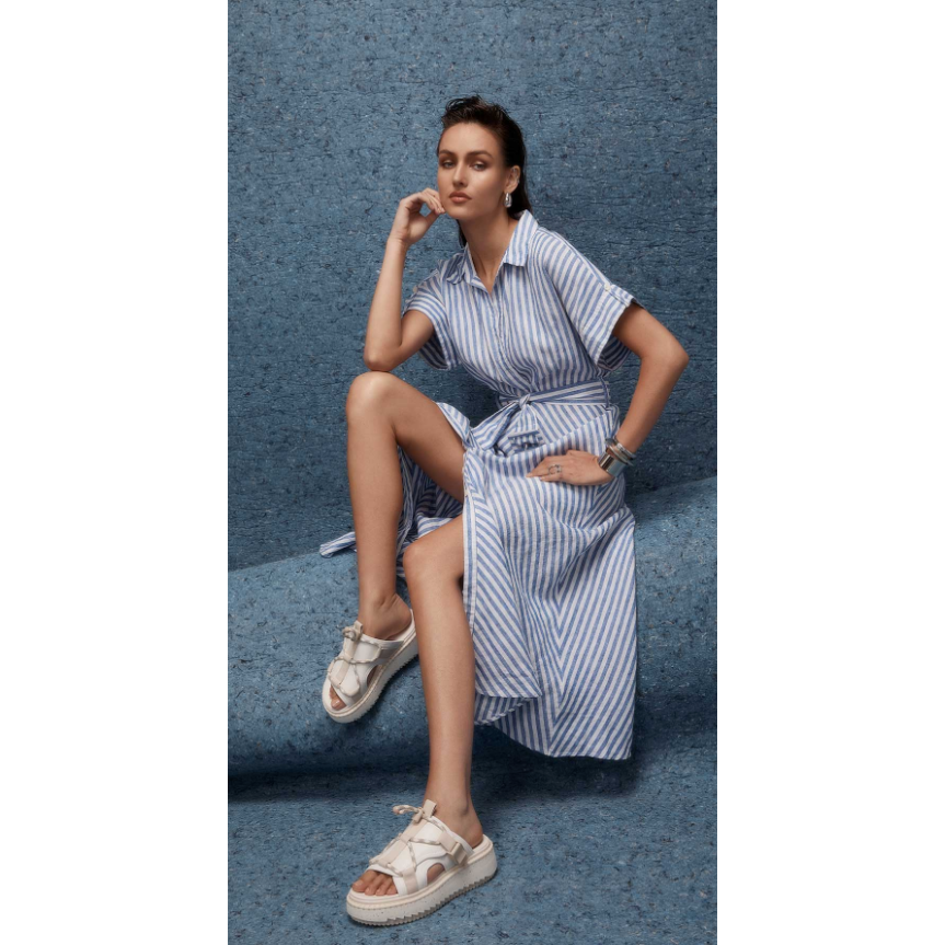 CABLE AGEAN LINEN DRESS