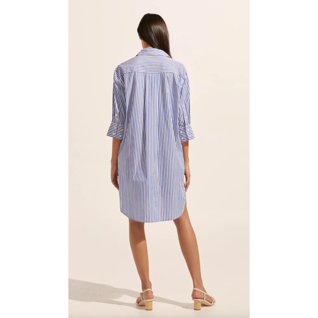 ZK DRIVER DRESS - COBALT STRIPE