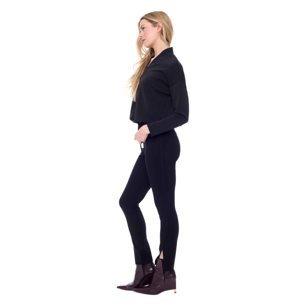 UP PONTE SLIM SLANT VENT ANKLE PANT