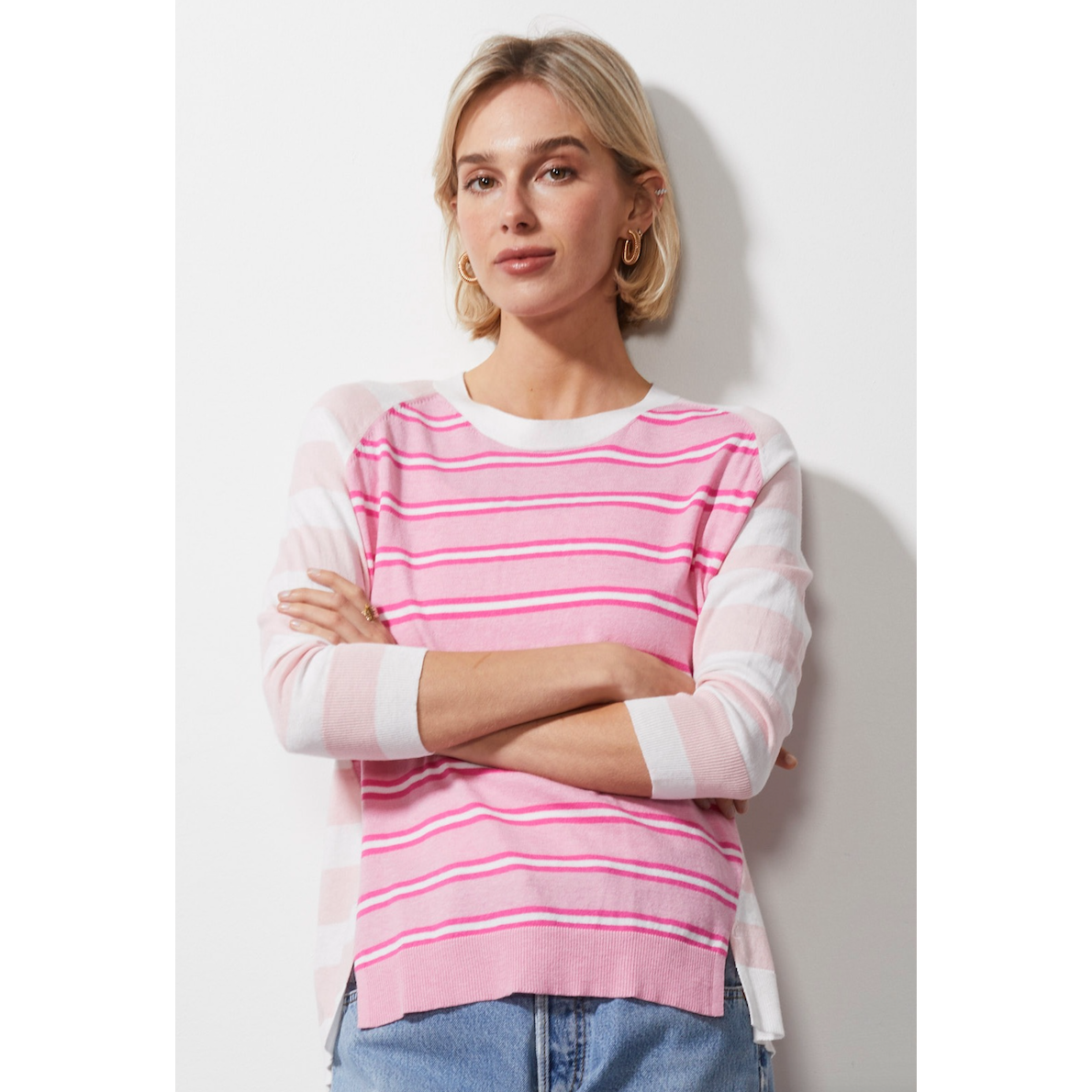 Z & P MULTI STRIPE JUMPER