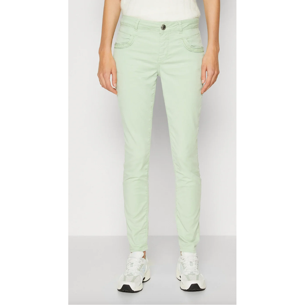 MOS MOSH NAOMI TREASURE PANT SMOKE GREEN