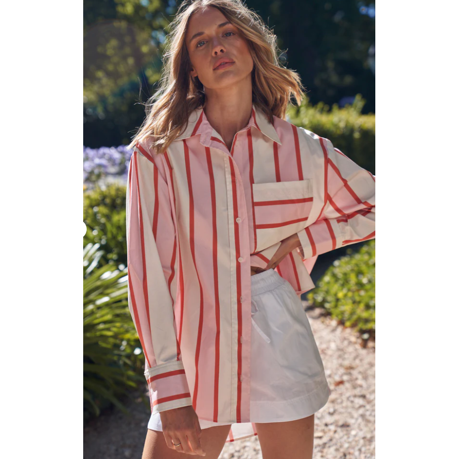 ASTON BUDDY SHIRT - HANA STRIPE
