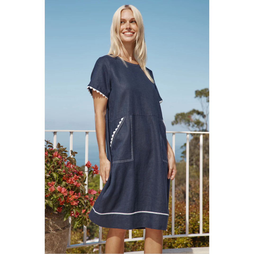 ALESSANDRA CHIARA WAVE DRESS