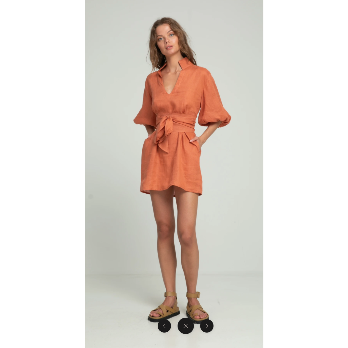 LILYA MINI DRESS CORAL