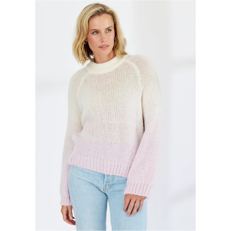 MIA FRATION RUBY OMBRE JACQ MILK/POSY