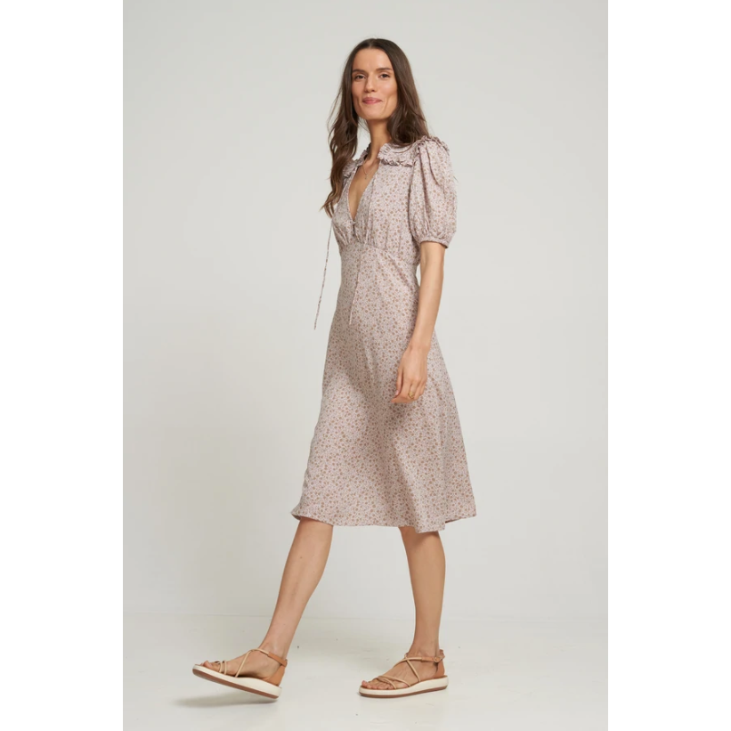 LILYA YVONNE DRESS VINTAGE FLORAL