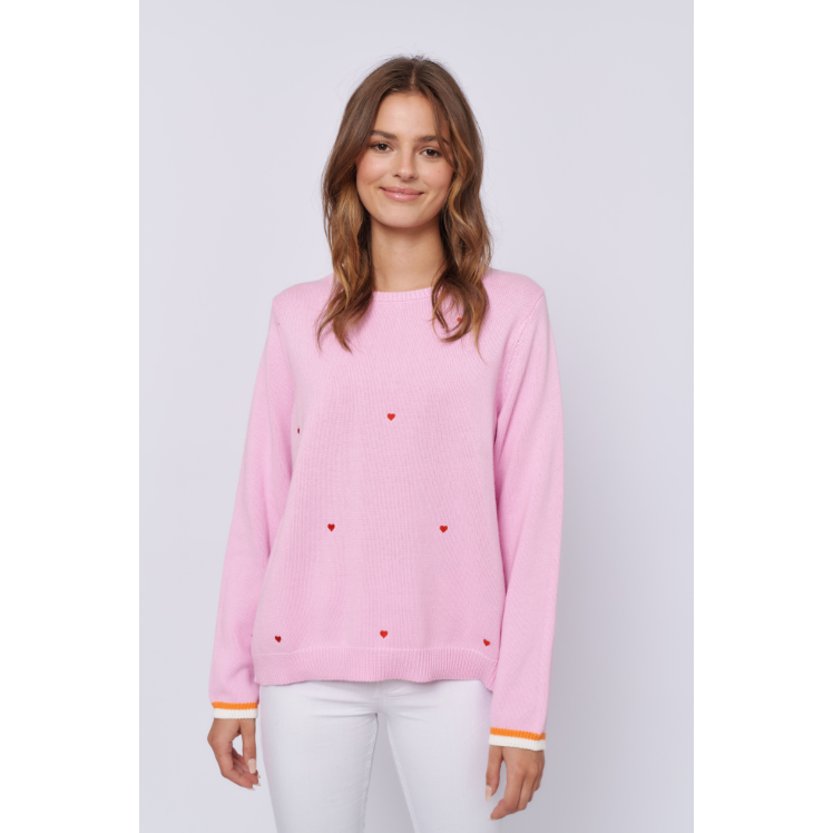 ALESSANDRA SWEETHEART SWEATER SHELL