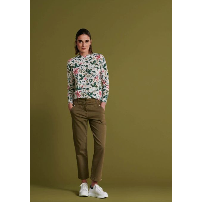 POM PULLOVER - FLOWER LOVE IVORY
