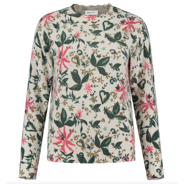 POM PULLOVER - FLOWER LOVE IVORY