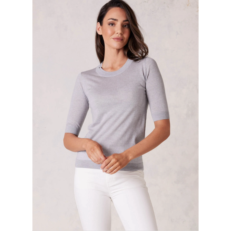 CABLE EXTRA FINE MERINO TEE