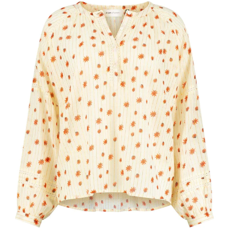 POM TOP FLOWER POMS IVORY