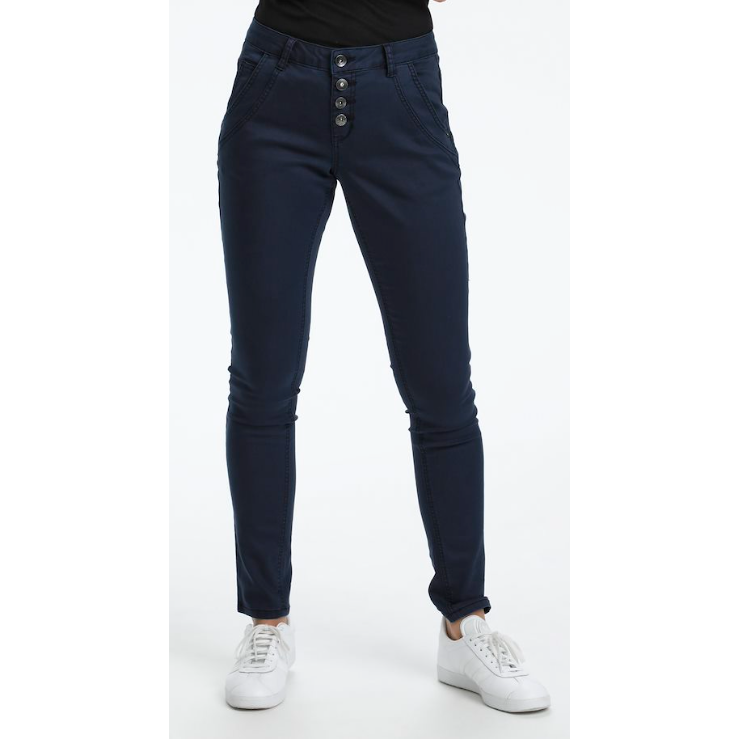 CREAM BAIILY TWILL PANT - NAVY