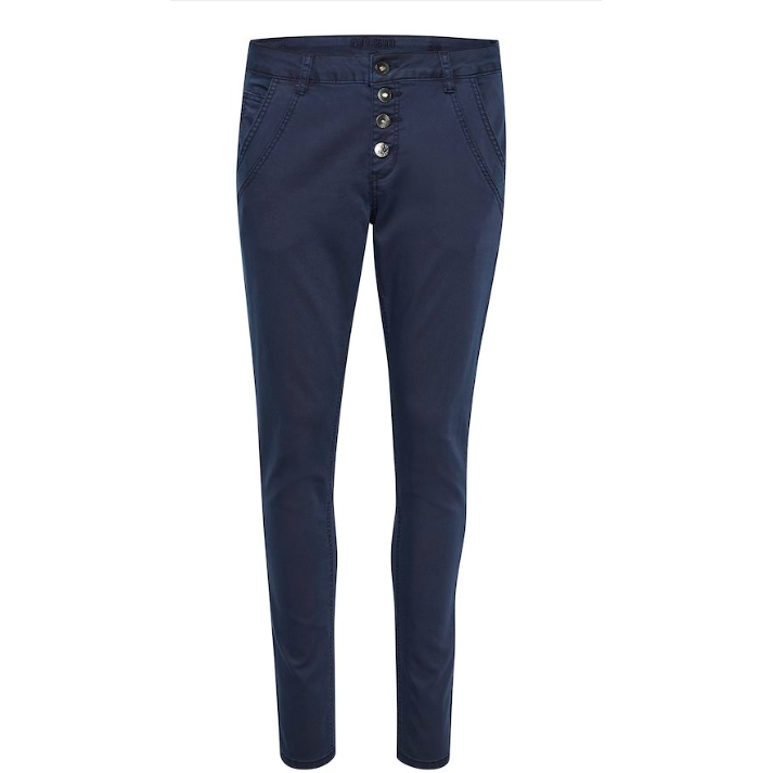 CREAM BAIILY TWILL PANT - NAVY