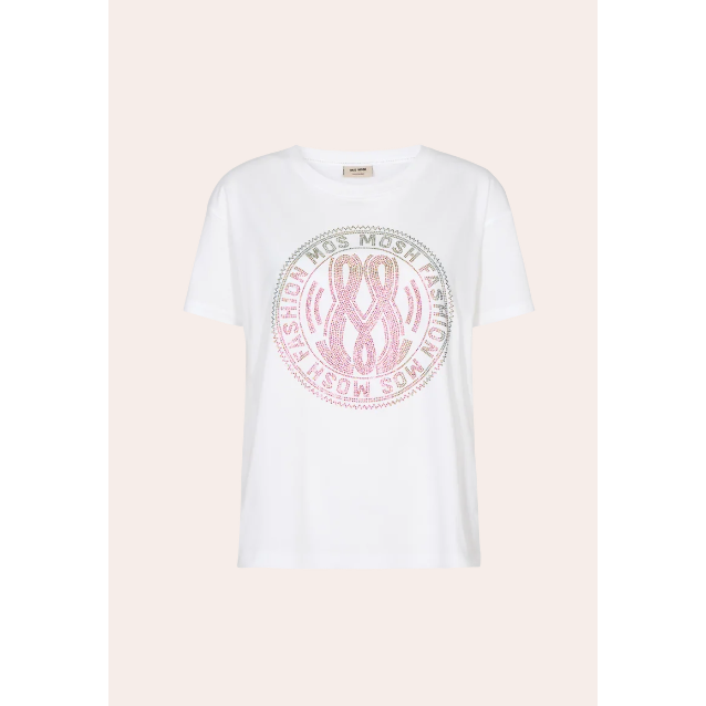 MOS MOSH LEAH HOLI SS/TEE - WHITE
