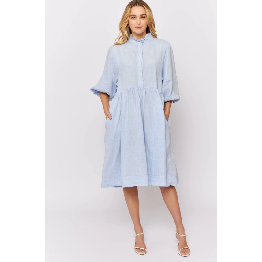 ALESSANDRA LUME DRESS - WATER