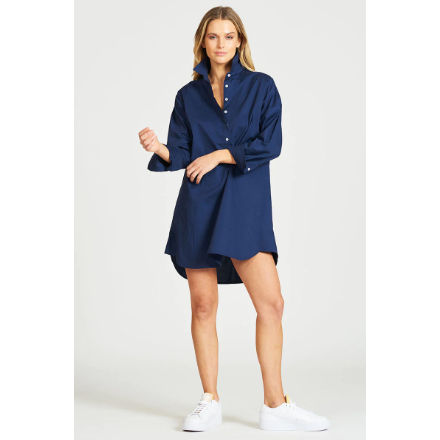 SHIRTY POPOVER SHIRT DRESS
