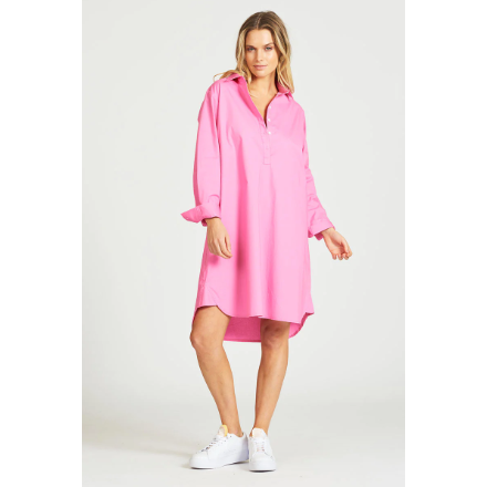 SHIRTY POPOVER SHIRT DRESS