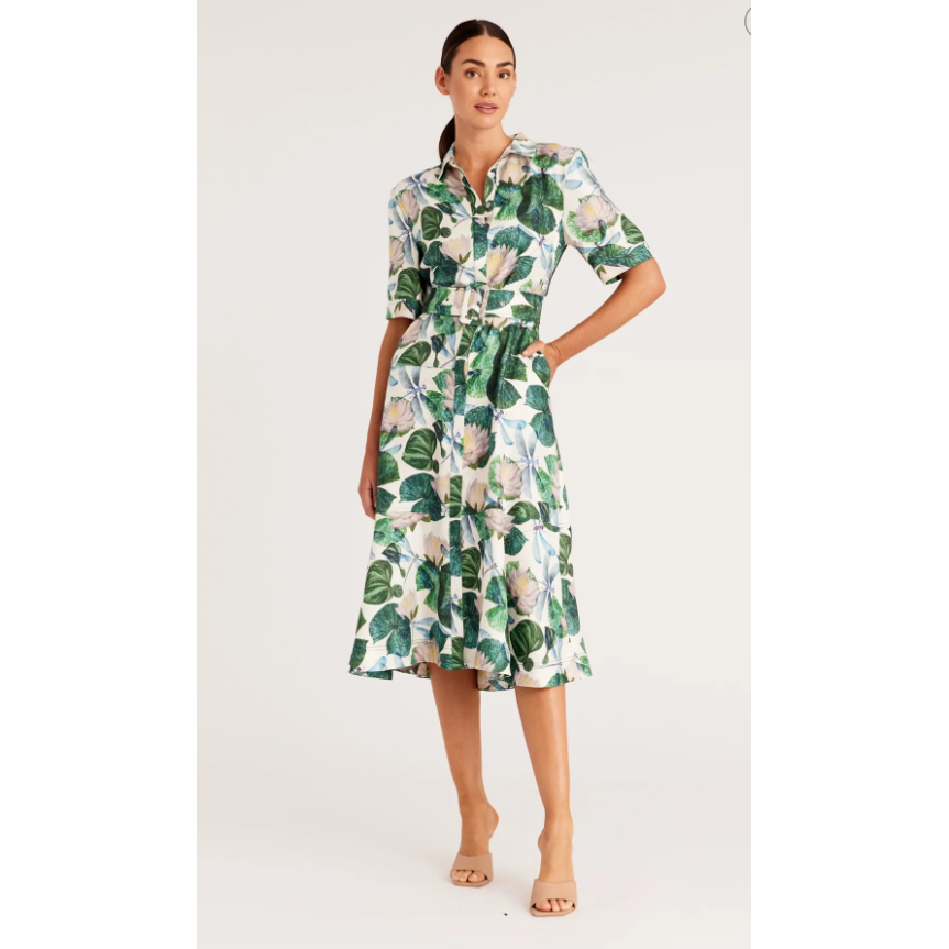 CABLE BOTANIC SHIRT DRESS