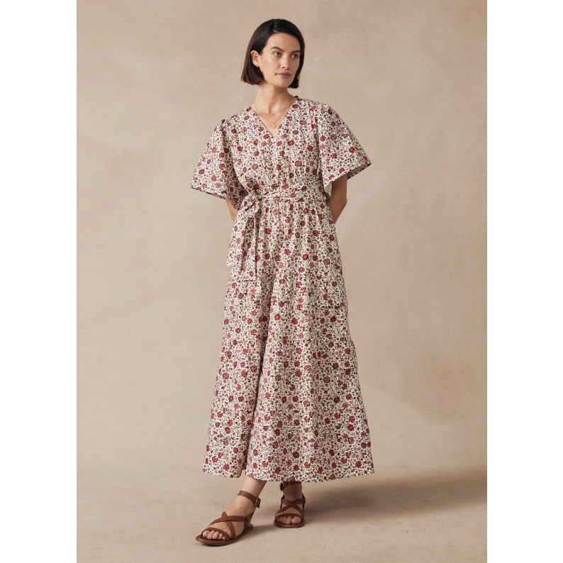MTL LULU DRESS - GRACE RED FLORAL