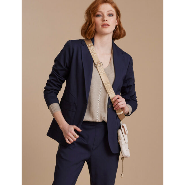 MADLY SWEETLY PONTE PYTHON JACKET