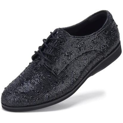 ROLLIE DERBY BLACK RHINESTONE