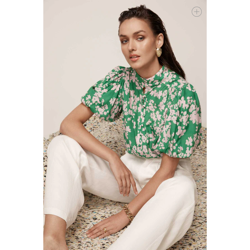 CABLE ROSIE BLOUSE - PRINT