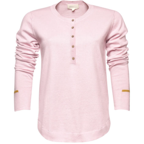 MADLY SWEETLY HEARBEAT HENLEY KNIT